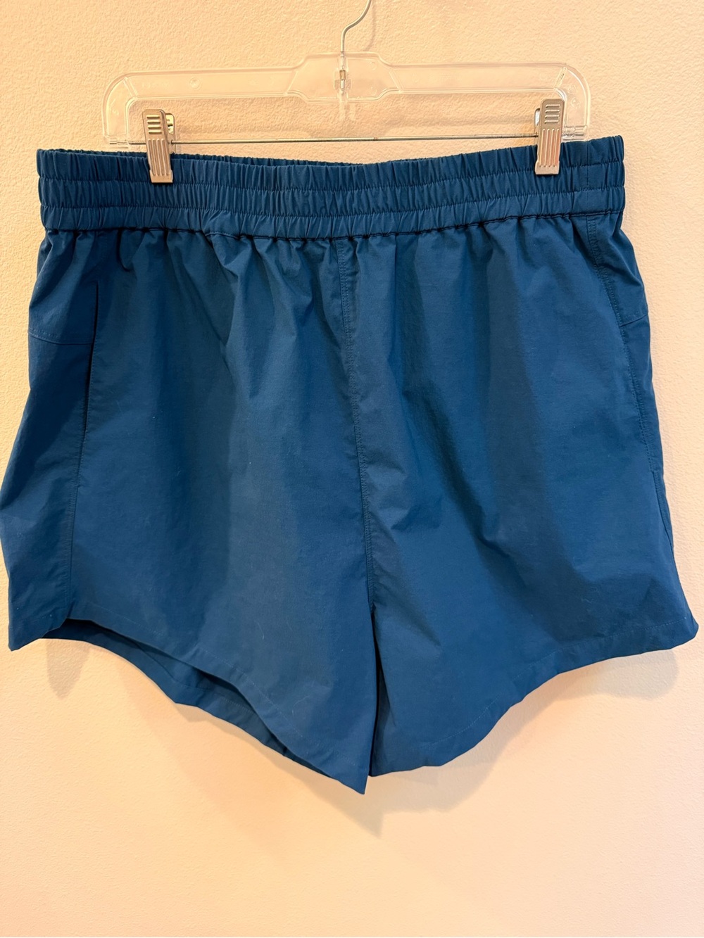 Universal Standard Teal Athletic Shorts with Elastic Waist